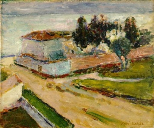 Henri Matisse - Landscape, the Pink Wall 1898